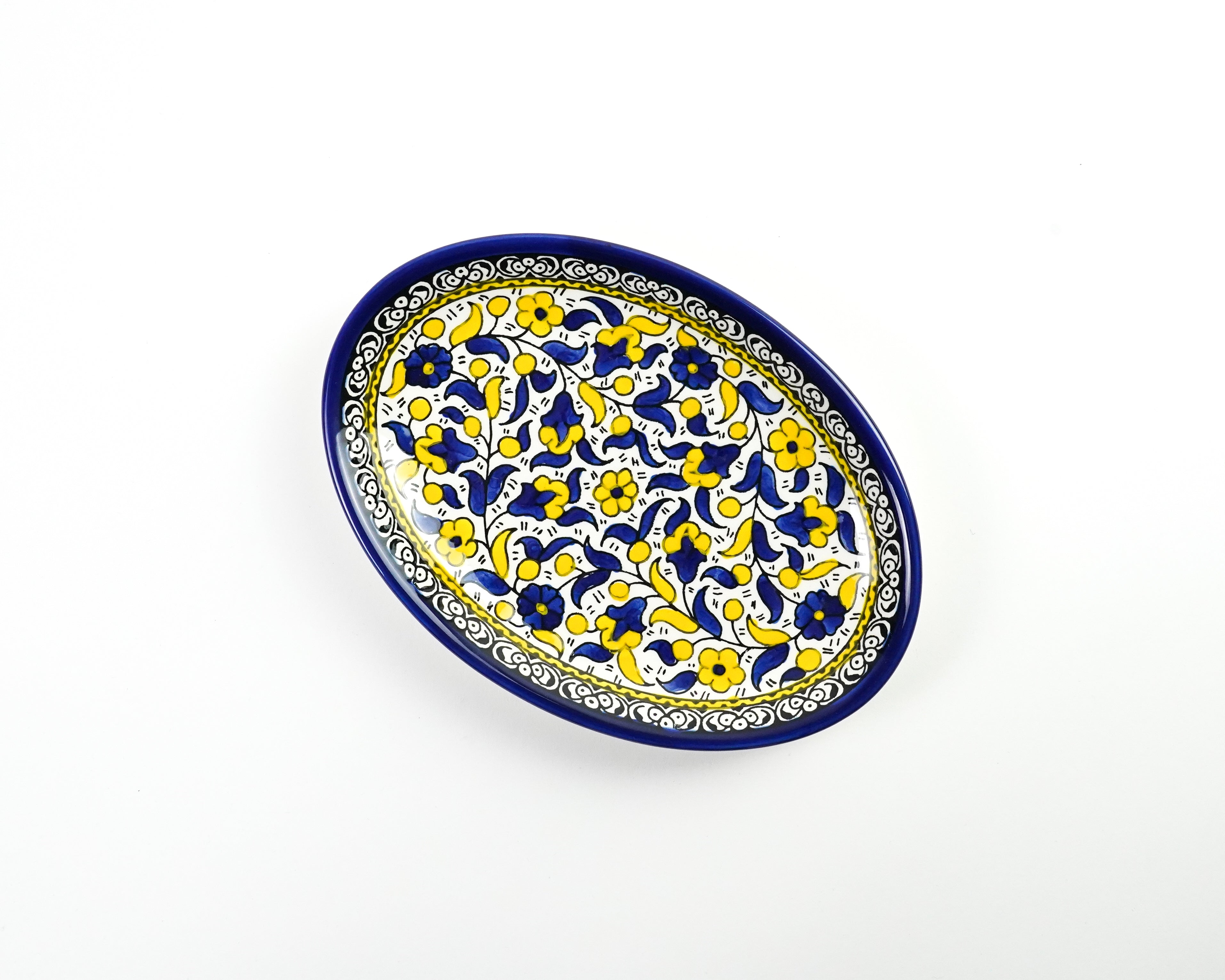 Oval 22 cm flach