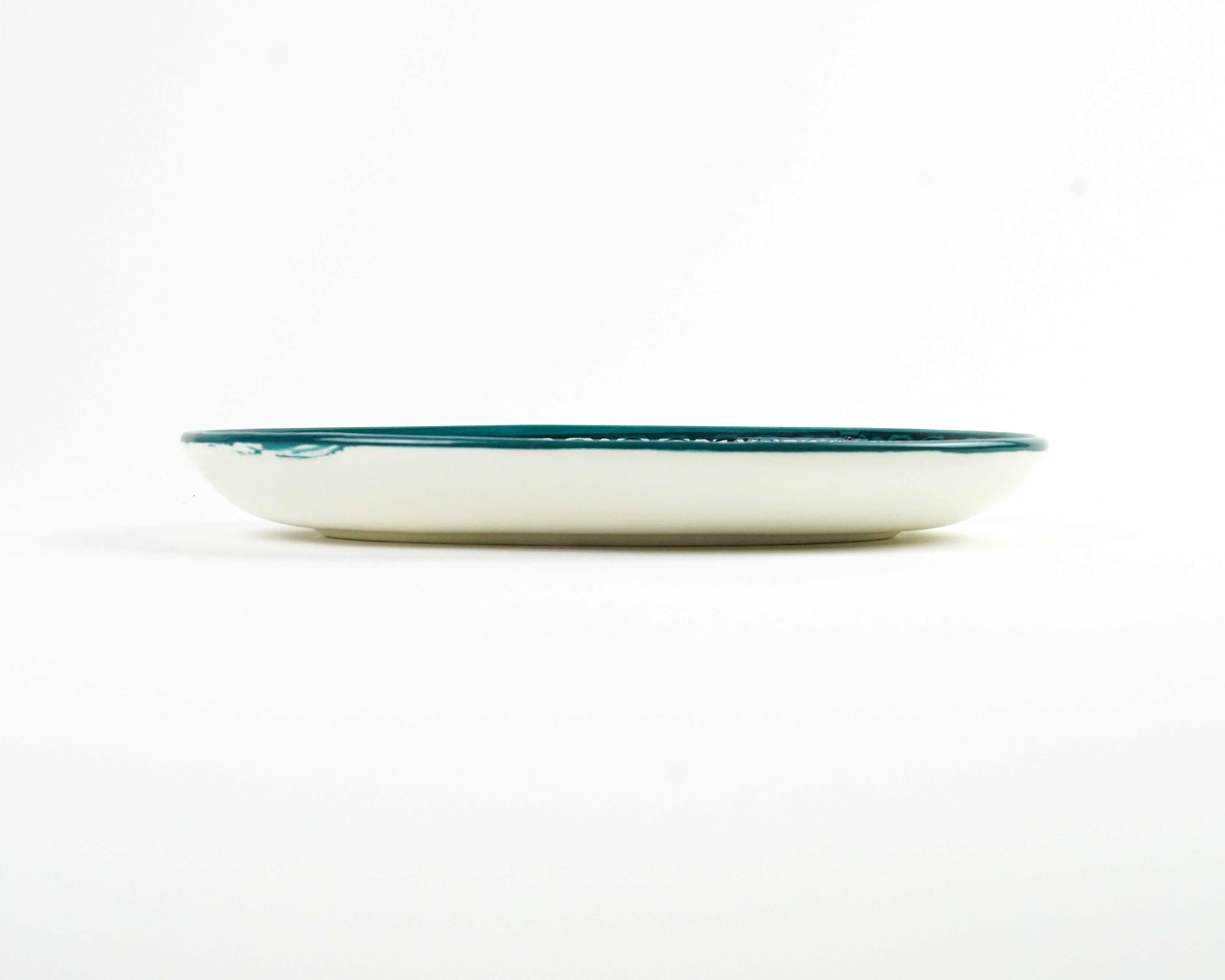 Oval 25 cm flach