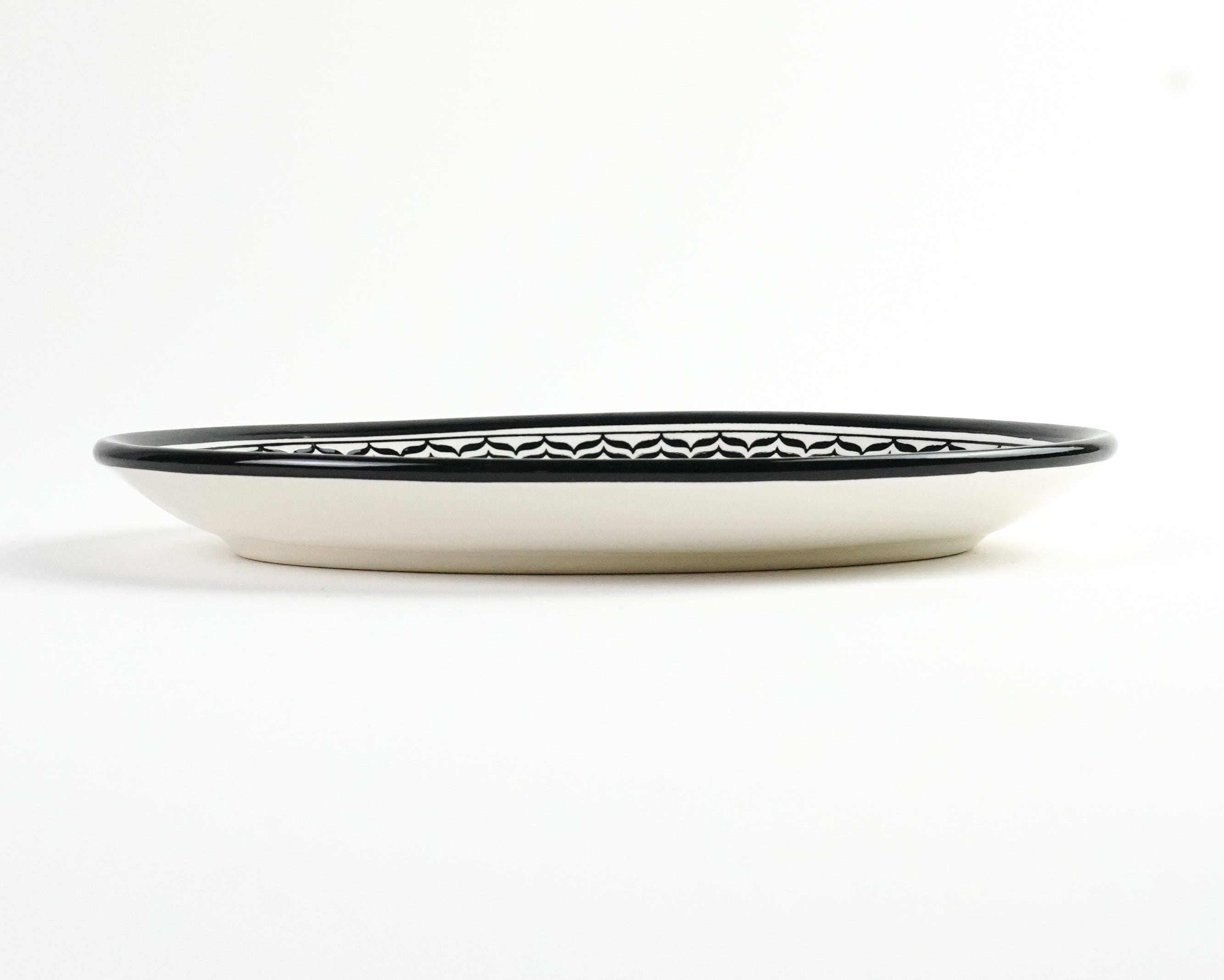 Oval 22 cm flach
